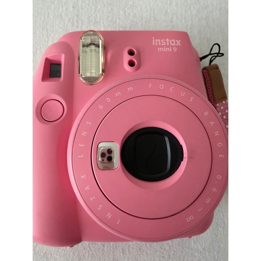 Fujifilm Instax Mini 9 Camera Flamingo Pink Instant Film Photography